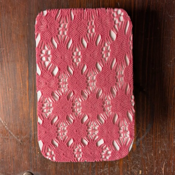 Free People Accessories - Free People Peachy Pink Lace Boho Tights